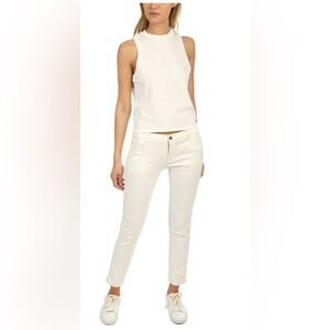 NSF The Wallace Slim Pant Trouser in cream NWT.
